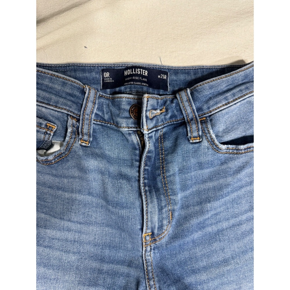 hollister jeans women size 0 bootcut high rise - Picture 2 of 12